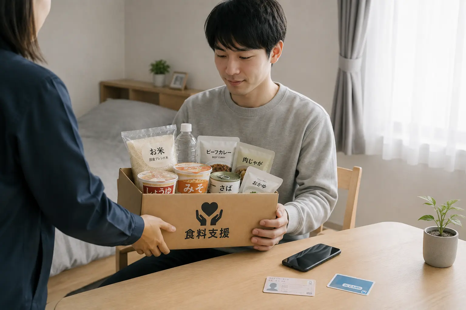 所持金ゼロからの生活立ち上げ