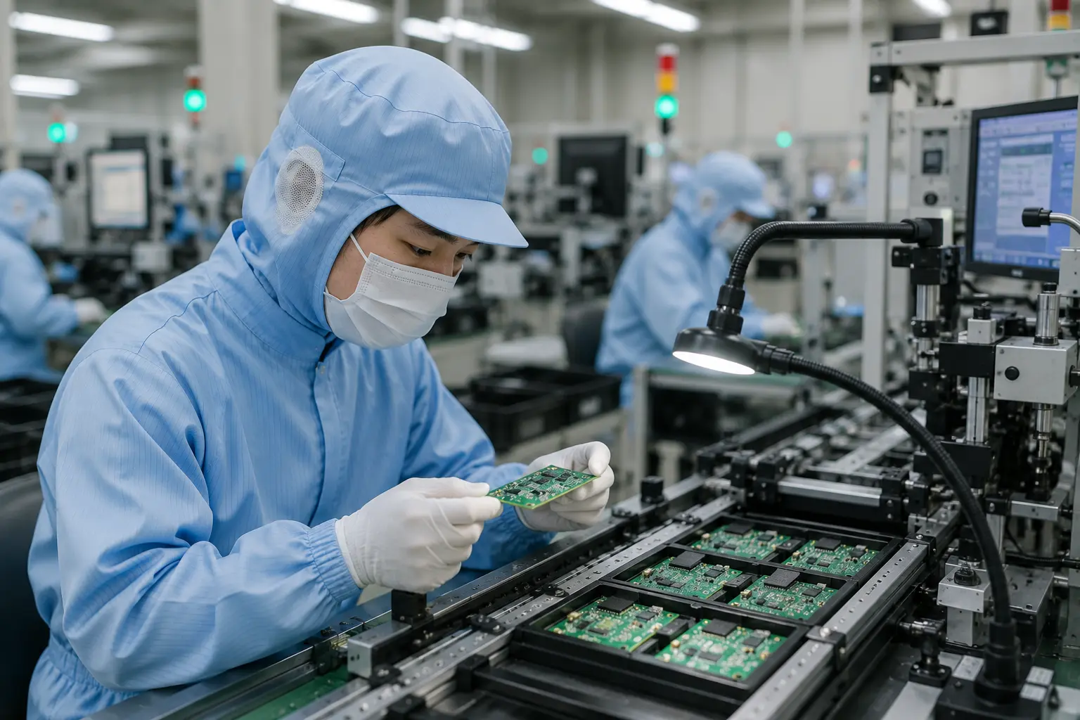 電子部品・半導体工場